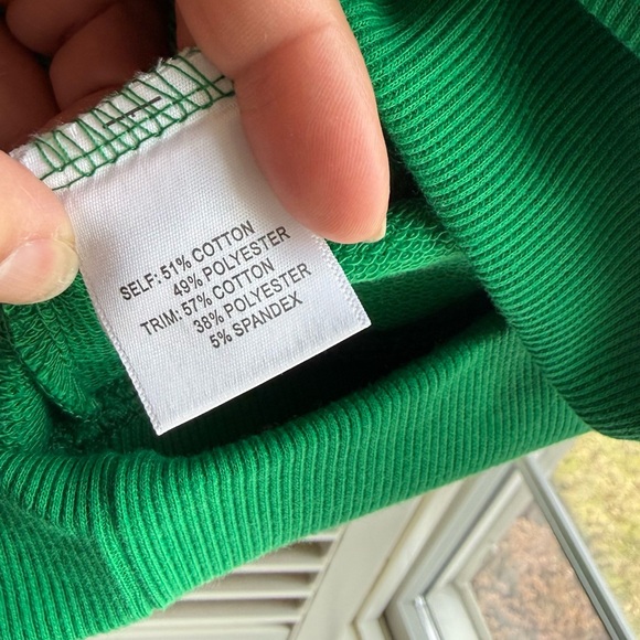 Jane + Delancey Green Clover Sweatshirt NWT St Patrick Shamrock size Large - Picture 4 of 9